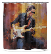 Strumming Showcase Shower Curtain - Beyond T-shirts